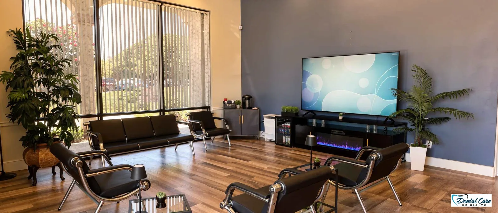 Dental care of Rialtos waiting room for patients