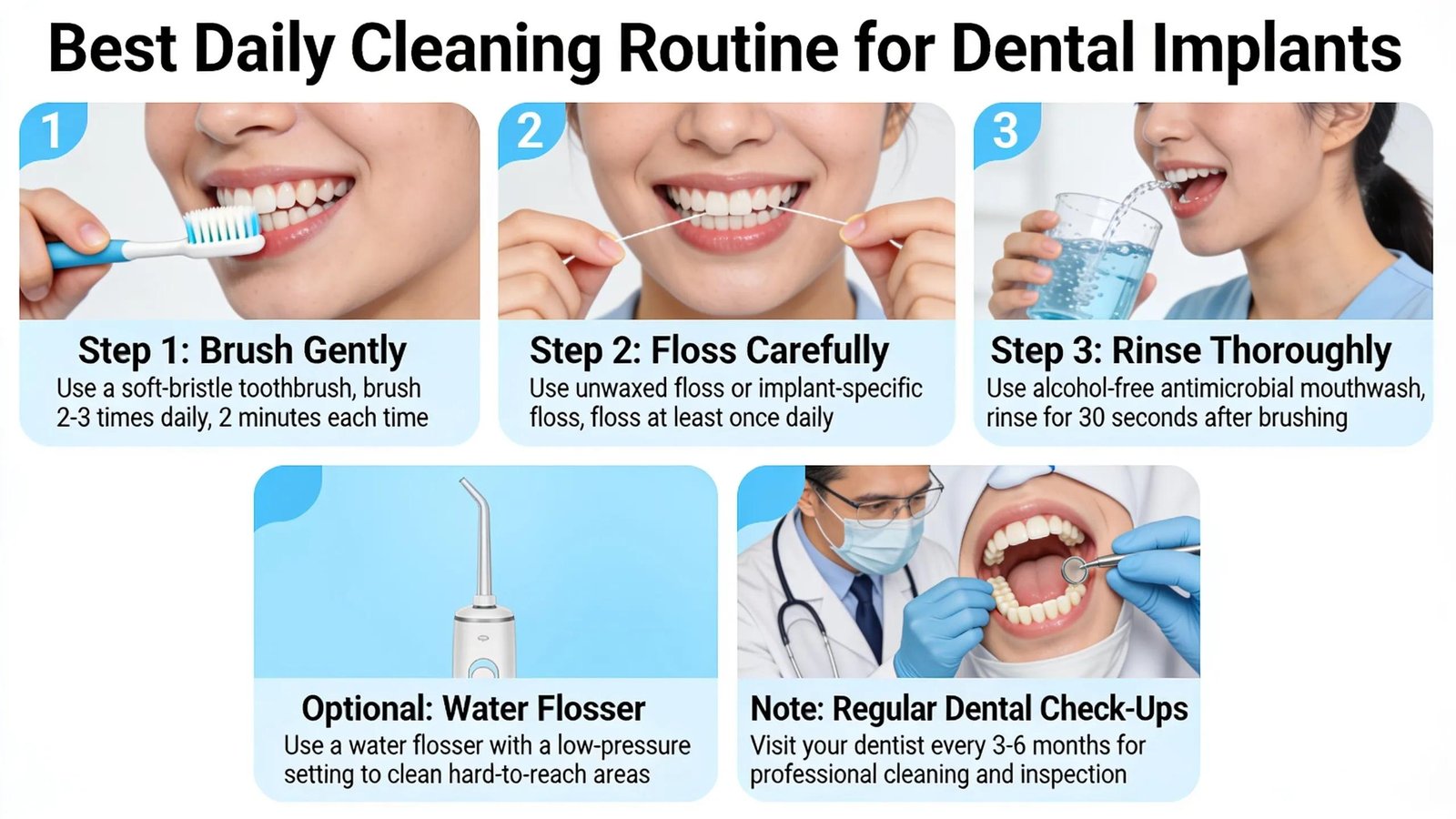 What Is the Best Daily Cleaning Routine for Dental Implants