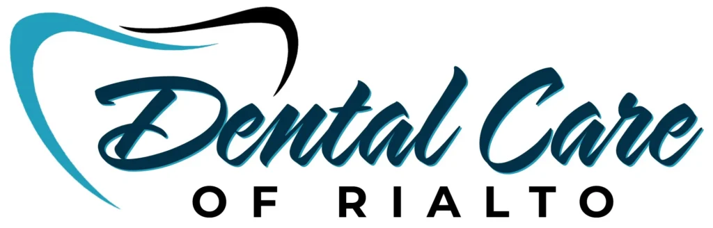 Dental Care of Rialto logo featuring a stylized tooth design